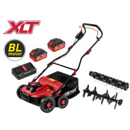 Аккум. аэратор-скарификатор CAE 3736 ALL1 XLT SET БЕСЩЁТ.ДВИГ., 18В+18В,2АКБ 4,0 А/ч, шир. 37 см вал...WORTEX 1334877