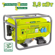 Генератор бензиновый  DYLLU DTGEAA06D