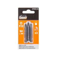 Насадка крестообразная PZ2 50mm 3шт (бита Pozidrive сталь S2 магнитная)  ...GEPARD GP3504-50