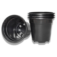 Горшок для рассады круглый, 90х90х68 мм, черный (Замена арт.ГТ/9260. объем: 260 мл, материал: полист...PERFECTO LINEA 22414
