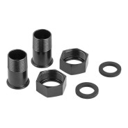 Комплект гаек для циркуляционного насоса 1/2" черный (1/2" - 1")  ...AV Engineering AVE183012