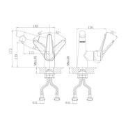 Смеситель для умывальника (Lt) D35, серия Iris хром, (Вытягивающийся излив) a-five ...A-five A5-0226