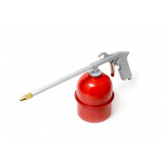 Пневмопистолет для мойки двигателя с бачком (расход воздуха 130л/мин, емкость бачка 850мл)  ...KINGTUL KT-2374