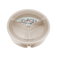 Менажница с крышкой 3 секции (3*300мл)  IDEA М1124