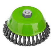 Щетка для УШМ, 150 mm, М14, Чашка, крученая проволока 0.5 mm  Сибртех 746297