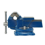 Тиски cлесарные поворотные 100mm  VOREL 36037