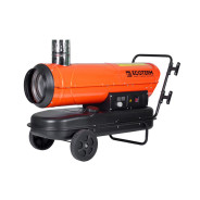 Нагреватель воздуха дизельный непрямой нагрев, 30 кВт, 2 колеса  ...Ecoterm DHI-30W