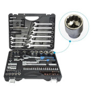 Набор инструментов 82+6 пр. Premium 1/4" 1/2 (12 гр.) 1/2" (17, 19 мм.-6 гр.)  ...Forsage F-4821-9 PREMIUM