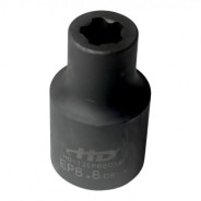 Головка торцевая ударная 1/2" 5гр. TORX PLUS EP8.8 для автомобилей Tesla, CrV  ...H-D HD-12EP8805B