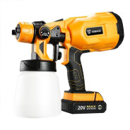 Краскопульт аккумуляторный, 18В, 1АКБ 2.0А/ч, 120Вт, 0.8л, 1-2.5мм, DEKO DKSG20K2...Deko 063-4180