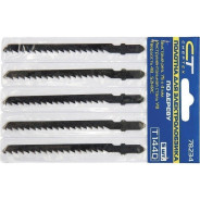 Полотна для электролобзика по дереву, 5 шт. T144D, 75 х 4мм  Сибртех 78234