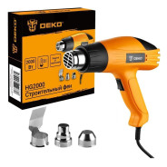 Фен строительный (термовоздуходувка), 2000Вт, 2 скорости, защита от перегрева, DEKO HG2000...Deko 083-1123