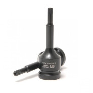 Головка-бита SPLINE ударная M8 с отверстием, 1/2"  Rock FORCE RF-24807808T