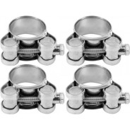 Хомуты зажимные 19-21/18мм (4шт)  VOREL 73787