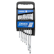Ключи трещоточные (8-19мм), набор 7пр.  DISEN DSD1511