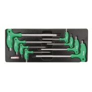 Набор-сет ключей L-Type Torx Т10-Т50 8шт 434х176mm  Toptul GAAT0804