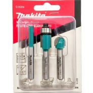 Фрезы_Набор 3 шт / хв 6 мм,  MAKITA D-30209