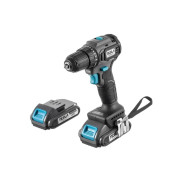 Дрель-шуруповерт аккумуляторная, 14.4В, 2 АКБ 2.0 А/ч, TESLA TCD14BL...Tesla 840368