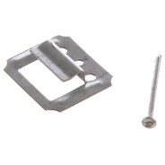 Кляймер №4 оцинкованный с гвоздями, 100шт.  Сибртех 46574