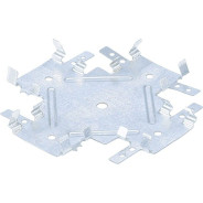 Краб соединительный для профиля KR 0.55 мм, KR 60х27 мм, цинк  Сибртех 46559