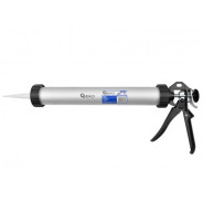 Пистолет для силикона алюминиевый 600мл.  GEKO G00668