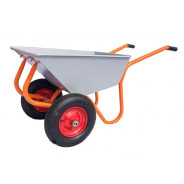 Тачка строительно-садовая  (120л, 240 кг, 2 пневмоколеса 400х90mm, вес 18.5 кг)  ...KOM UNION ТССР-2П