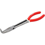 Тонкогубцы удлиненные изогнутые 90гр. 285мм, CrV 48-50 HRC   YATO YT-20412