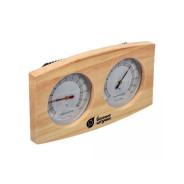 Термометр с гигрометром Банная станция 24.5х13.5х3 см для бани и сауны  ...БАННЫЕ ШТУЧКИ 18024