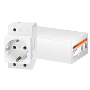 Розетка с заземляющим контактом РАр10-3-ОП Shuko   TDM SQ0209-0001