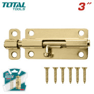 Шпингалет стальной 75 мм  TOTAL THTB103