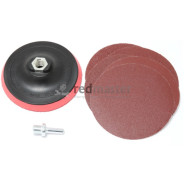 Тарелка опорная для УШМ 115мм, М14+адаптер для дрели  Forsage F-PSD115