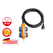 Удлинитель с колодкой 10м, 4 розетки, 3.5кВт, 3х1.5мм2, IP44, Garant  ...BRENNENSTUHL 1151740