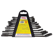 Набор ключей комбинированных 12пр.  WMC TOOLS WMC-5123MP BLACK