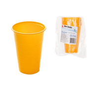 Набор стаканов одноразовых 200 мл, цветных,  6 шт  PERFECTO LINEA 47-200006