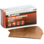 Гвозди финишные (шпильки) 23GA для пн. нейлера финишного диам. 0.64 mm длина -22 mm, 5000 шт  ...Matrix 57677