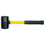 Молоток резиновый с фиберглассовой ручкой  d56mm  VOREL 33655