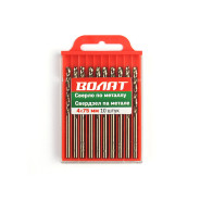 Сверло по металлу 1.5х18х40мм HSS, комплект из 10-ти шт,  ВОЛАТ 85015-040