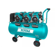 Компрессор безмасленный 100 л, 3х1.2 кВт,  TOTAL TCS3361008