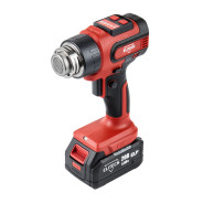 Термопистолет (фен) аккумуляторный ТВА 20СЛ5 20В, 10АКБ 4,0 А/ч, 100-550°C , Кейс,   ...ELITECH 205707