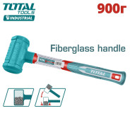 Киянка резиновая 900г  TOTAL THDBM06028