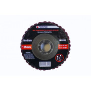 Круг зачистной абразивный 125х22.2 мм. (красный, max об/мин 12000, средней жесткости)  ...Forsage F-FR522M