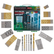 Сверла, набор комбинированный 130пр. (по металлу: 1-6, 8, 10мм; по бетону: 4-6, 8, 10мм; по дереву: ...Rock FORCE RF-924U130