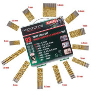 Сверла по металлу, набор 93пр. 2-10мм  Rock FORCE RF-924U93