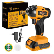 Полировальная машина, 20В, 1АКБ 3,0 А/ч,  DEKO DKCP20Deko 086-1007