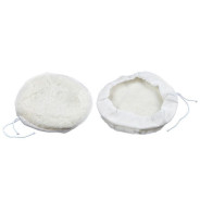 Полировальный круг 180мм, на завязках, искусственная шерсть, короткая,  ...WORTEX PMW1800IS119