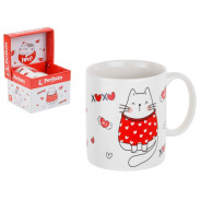 Кружка керамическая, в кор., 350 мл., CATS-2  PERFECTO LINEA 30-062602