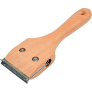 Цикля-скребок с деревянной ручкой 60мм  VOREL 6860