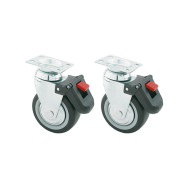 Колеса поворотные к тележкам 2 шт.,  Toptul TEAH050201