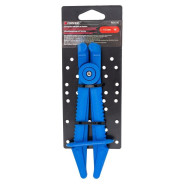 Зажим пластиковый для шлангов с фиксатором изогнутый 90°(L-155мм), на пластиковом держателе  ...Forsage F-903G18C