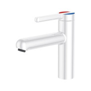 Смеситель для умывальника (Lt) D35, серия Lotus белый, (Монолитный излив) a-five ...A-five A5-0721